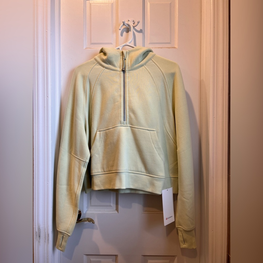 Lululemon Scuba Oversized 1/2 Zip Hoodie in Dewy NWT